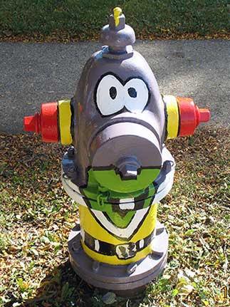 Fire Hydrant Character- Ardmore and Highland